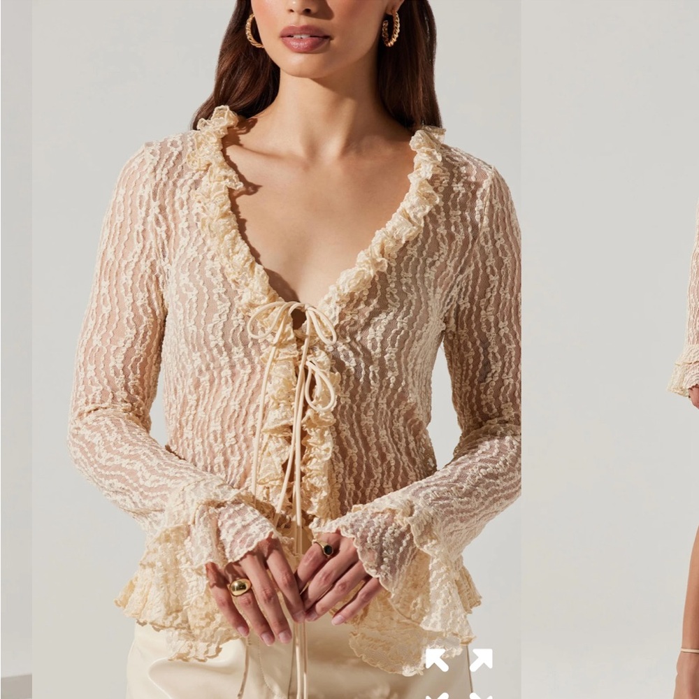 NWOT ASTR Sheer Top